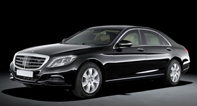 Mercedes Class S350 with private chauffeur in Paris