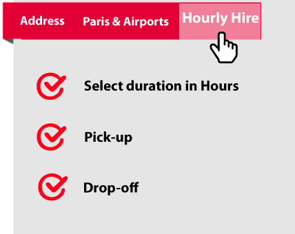 Select duration, pick-up and drop-off for your Paris city tour